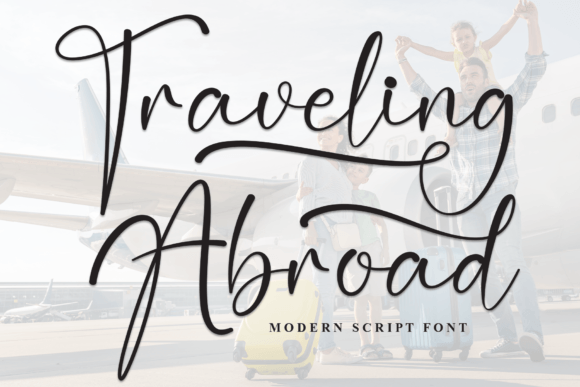 Discover the Timeless Charm of Traveling Abroad Font