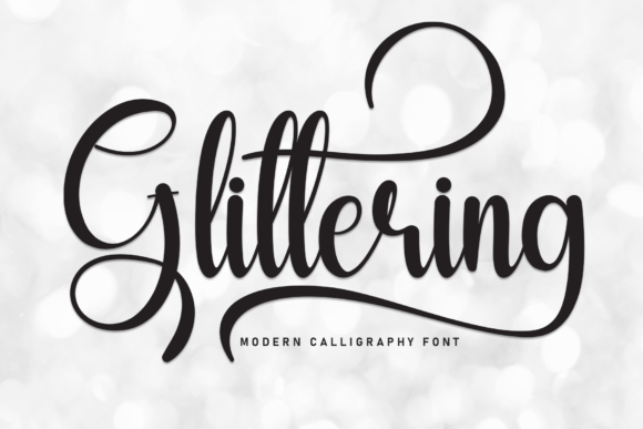 Glittering: A Sweet Handwritten Font for Creative Projects